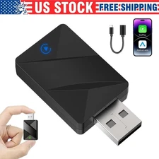 USB Wireless CarPlay Adapter for Apple iPhone & Android Auto Dongle Plug ＆ Play
