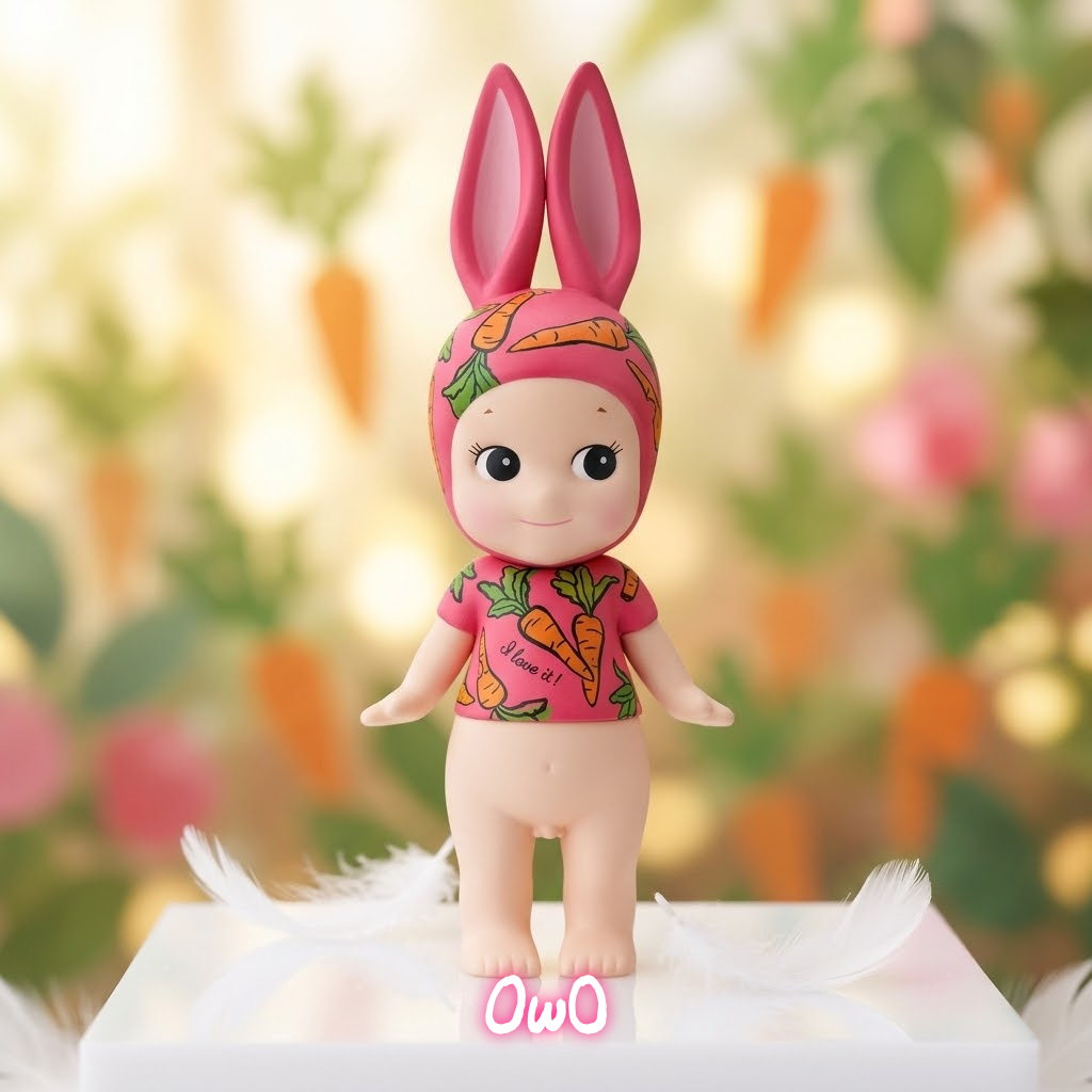Sonny Angel Artist Collection My Happy Snack Rabbit Carrot Figure