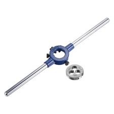 Round Die Stock Handle Wrench Set 5-40 UNC Threading Die 20mm Holder