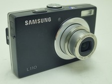 Samsung L110 8.2MP Digital Camera - Black - FULLY FUNCTIONAL