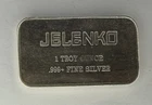 1oz Silver Bar Produced By ENGELHARD For JELENKO ‼️RARE LESS THAN 1500 MINTED‼️