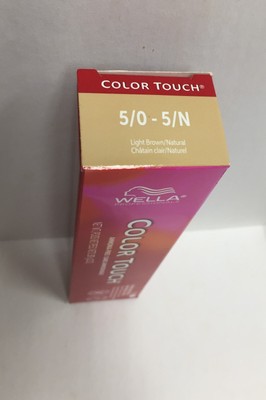 Wella Color Touch 5/0-5/N Light Brown/Natural, 2 oz