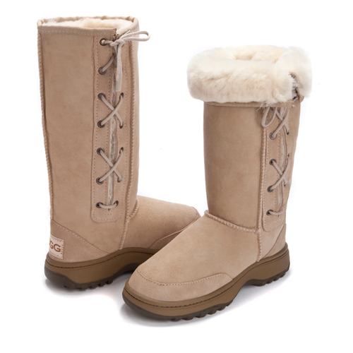 MEN'S OUTDOOR LACE UP TALL AUSTRALIAN UGG BOOTS - Picture 28 of 46