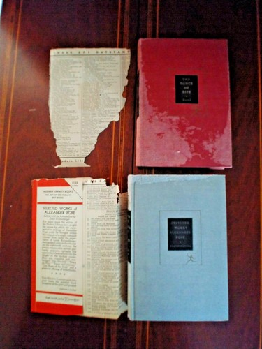 VINTAGE MODERN LIBRARY LOT (2) POPE 257 (1ST) ELLIS 160 (LATER) READING COPIES - Imagen 3 de 4