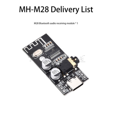 MH-MX28 Wireless Bluetooth5.1 Audio Module Type-C/Micro USB Interface DC5V