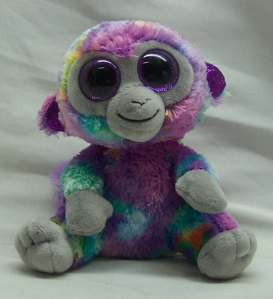 TY Beanie Boos ZURI THE COLORFUL MONKEY 5