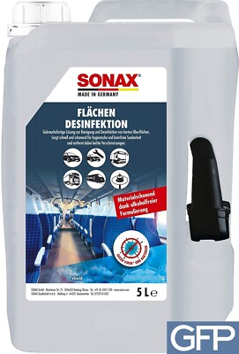 SONAX - 5 Liter Desinfektionsmittel, gebrauchsfertig - ''FlächenDesinfektion''