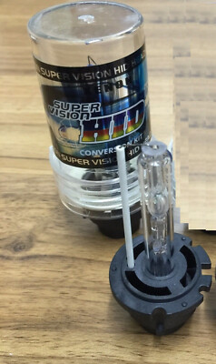 one 10000K Xenon super vision HID Headlight Bulbs, High/Low Beam for Car HID OEM