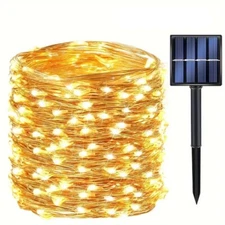 Solar String Lights LED Lights Waterproof Copper Wire Fairy Outdoor Garden Party