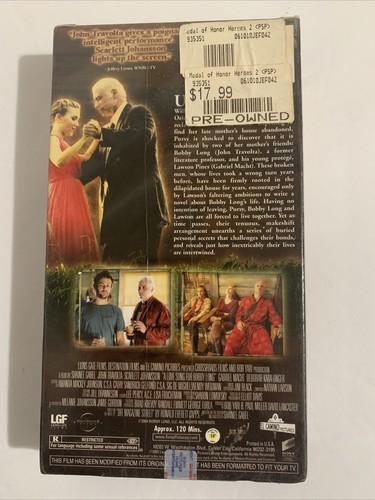 A Love Song for Bobby Long Factory SEALED VHS John Travolta Scarlett Johansson - Picture 2 of 2