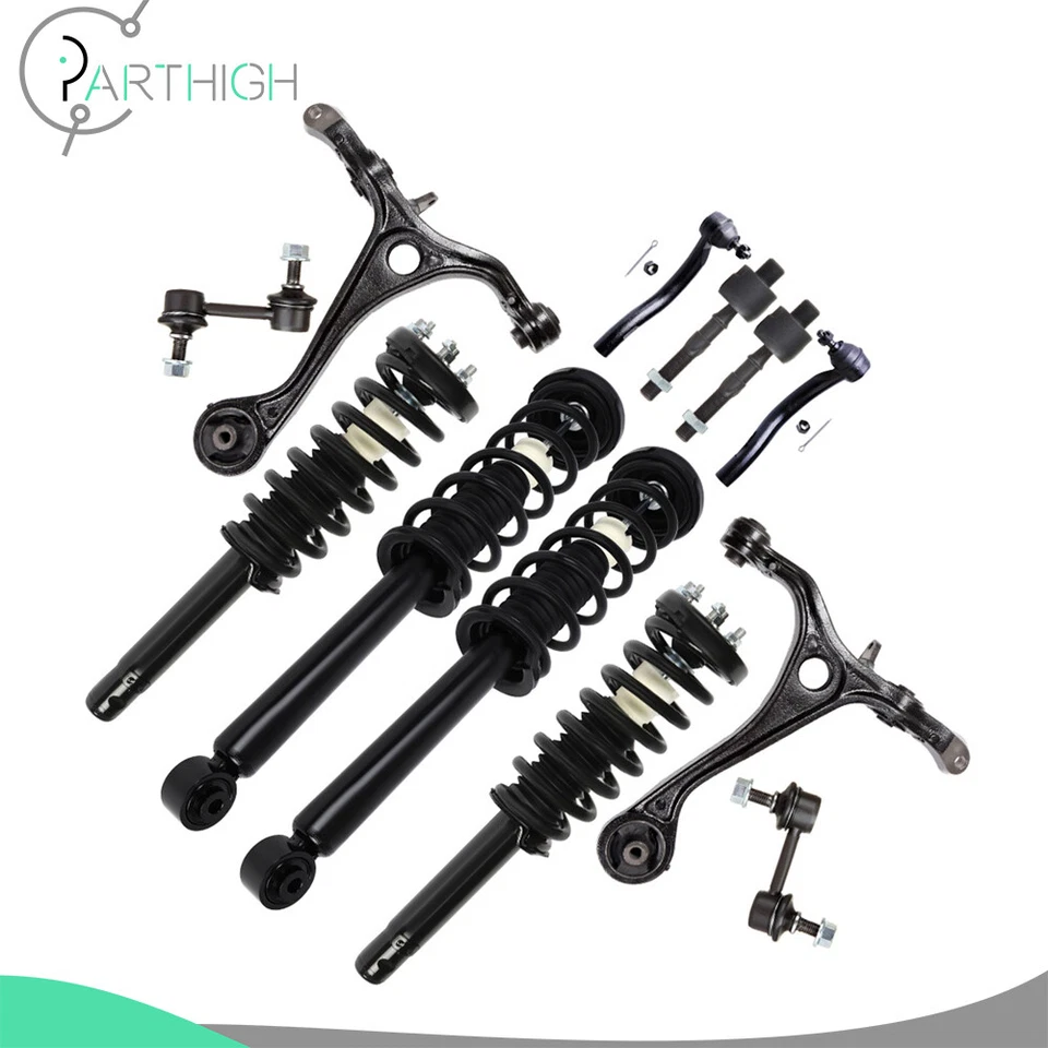 For 2004-2008 Acura TSX Front Rear Shocks Struts Control Arms Sway Bars KITT - Imagem 4 de 4