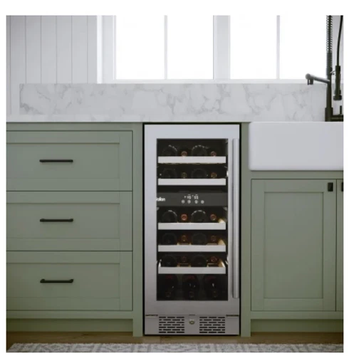 Avallon AWC152DZLH 15In Wide 23 Bottle Capacity Dual Zone Wine Cooler Left Door - Picture 3 of 8