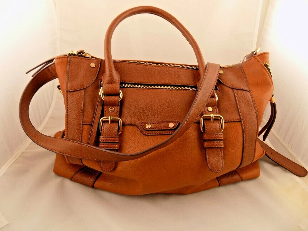 SUSAN 01 - Brown Leather Tote Bag