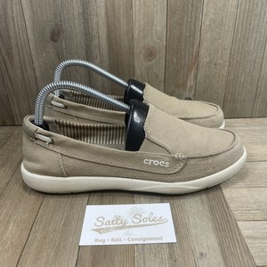 crocs womens walu ii canvas loafer