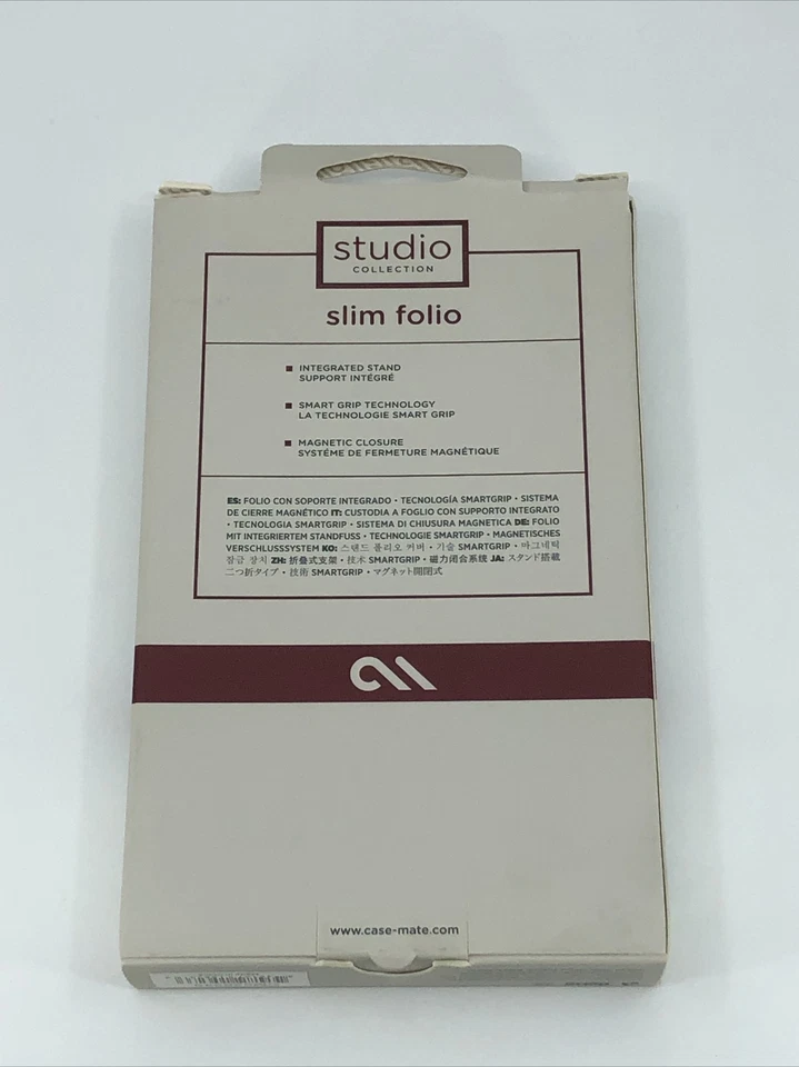 Casemate - Slim Folio Wallet Case With Integrated Stand For IPhone 5C - Black - Image 2 of 3