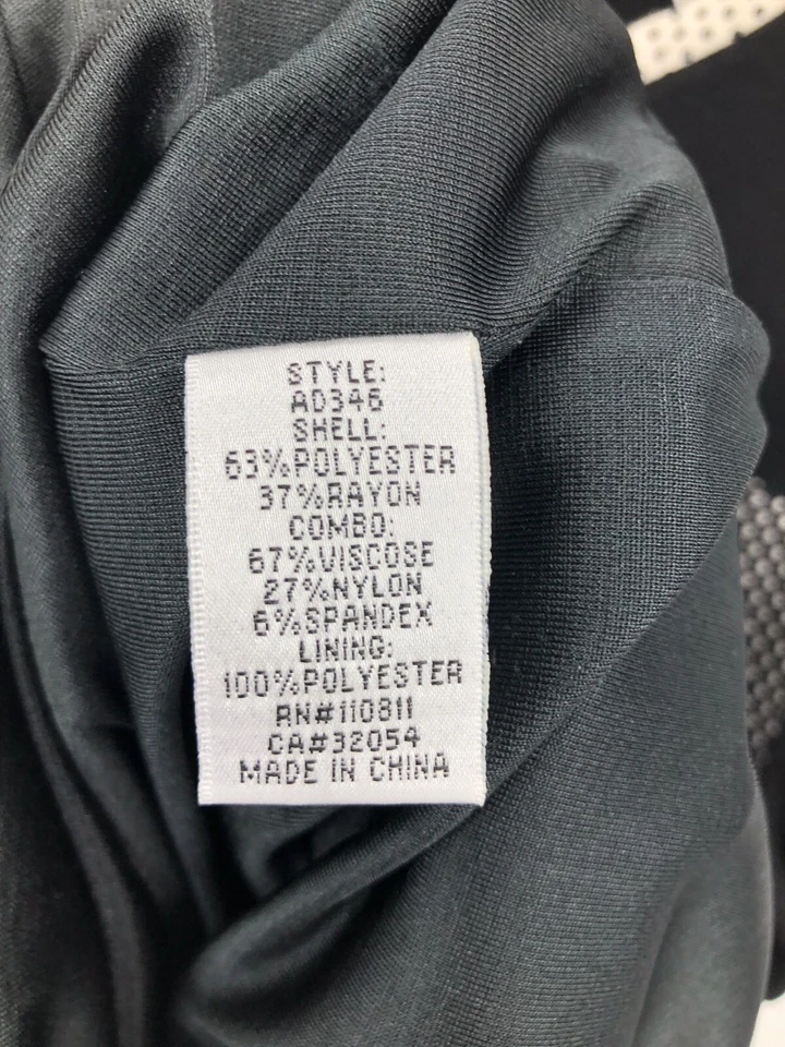 Vestido Yoana Baraschi Anthropologie para mujer 10 negro lunares bloques de colores funda Foto 4 de 4