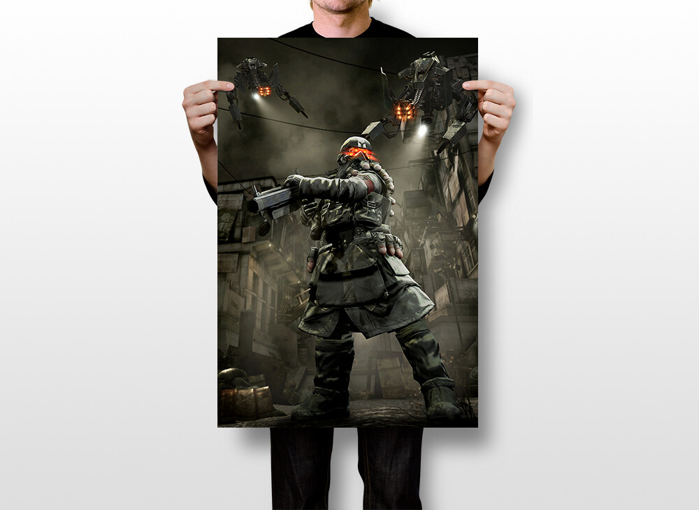 Killzone 2 The Future Is Our Birth Right Wall Art Home Decor