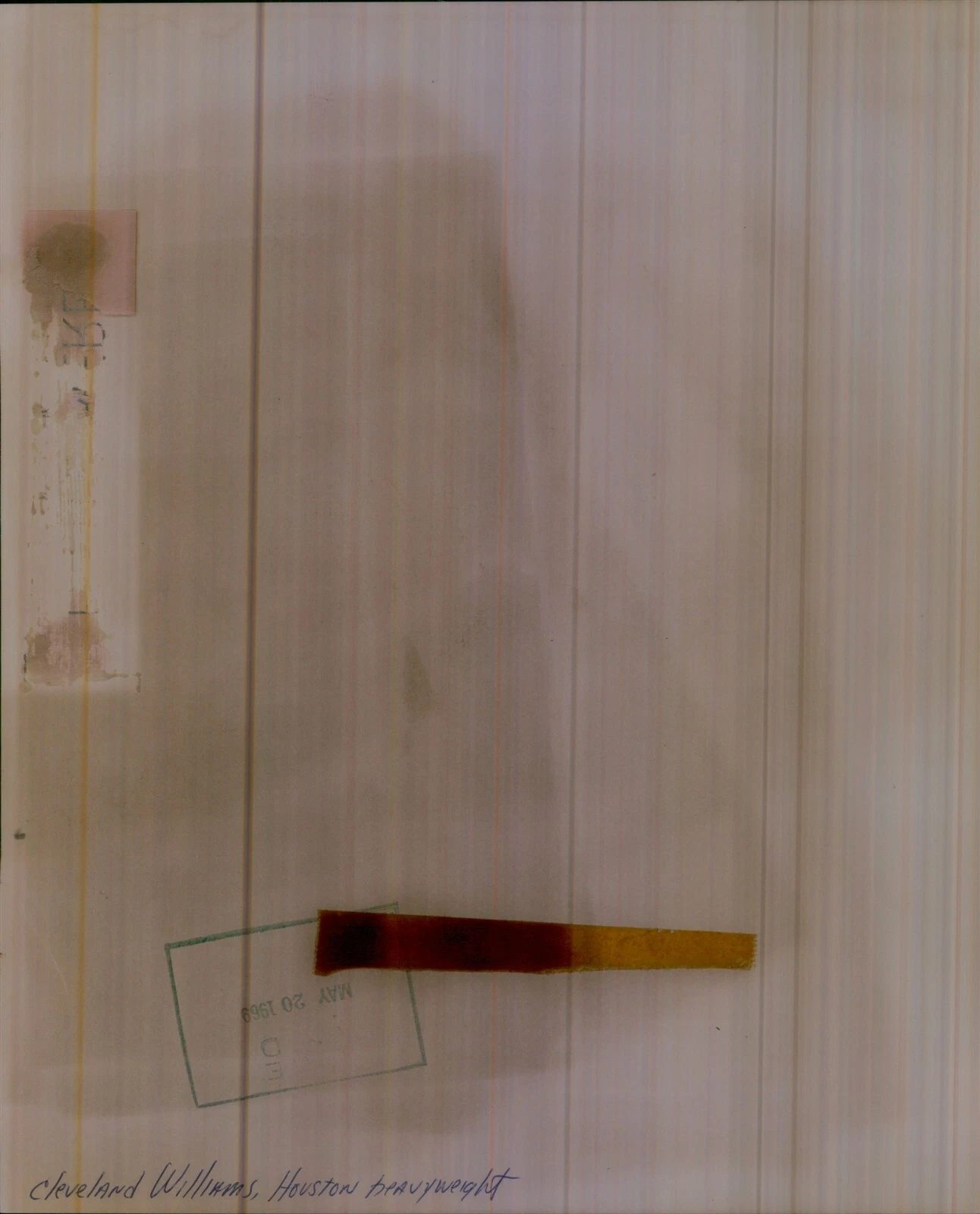 LG891 1969 Original Photo WOMEN'S RUGBY GAME Denver Area College Sports Action - 画像2/2