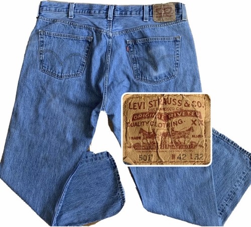 Vintage Levis 501 Double XX 42x32 Mens 
