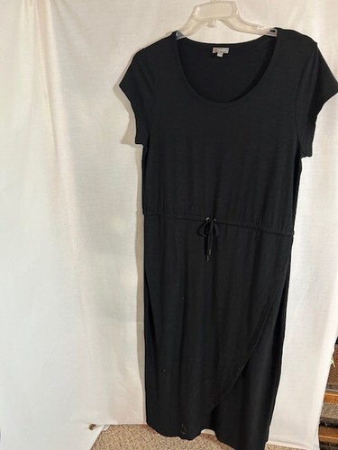 Abito corto nero Talbots Slv, taglia XL Petite (#2CL2247)
