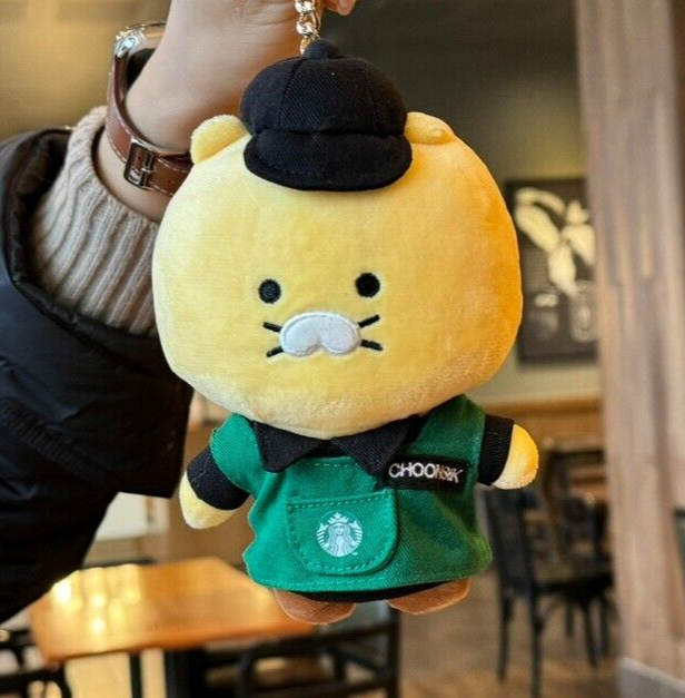 Starbucks Korea 2024 MyBuddy Choonsik Plush Keychain Doll