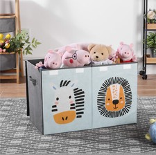 Contenitore Giochi Bambini - Scatola Porta Giochi - Baule Portagiochi - Verde