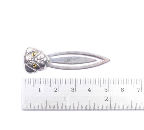 Bookmark Pug Dog 925 Sterling Silver - Imagen 7 de 7