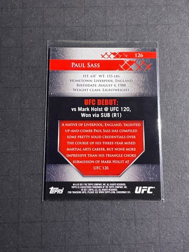 2011 Topps UFC Title Shot Inserts & Parallel Cards - See List - Buy 4+ Save 30% - Picture 129 of 235