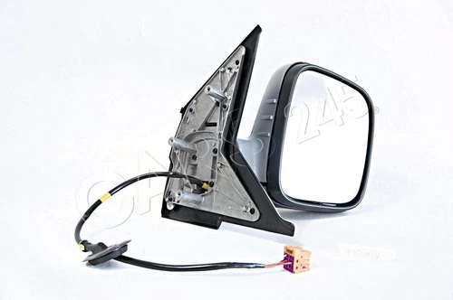 Primed Wing Side Mirror Convex Heated RH Fits VW Transporter T5 7E1857522A