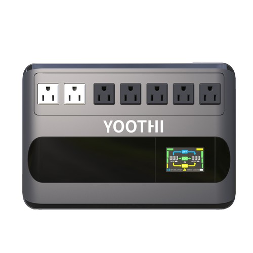 UPS Uninterruptible Power Supply 1000VA/500W Offline for Computer,AIO,Cashier - Picture 2 of 13