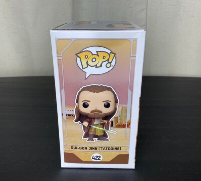 Funko Pop! Disney Star Wars Qui-Gon Jinn (Tatooine) #422 Amazon