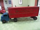 Vintage All Original Structo Semi With Transport Trailer