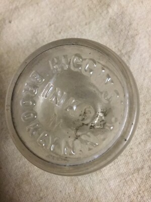 Vintage Higgins Glass Ink Bottle. Brooklyn NY | eBay