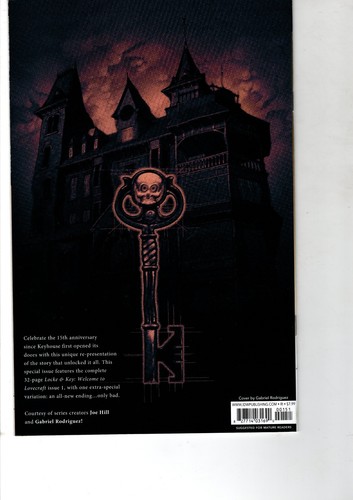 Locke & Key Welcome to Lovecraft 15th Anniversary #1 Rodriguez 1:10 Variant NM - Picture 2 of 2