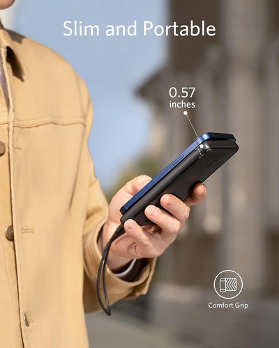 Anker 10,000 mAh PORTABLE FAST CHARGER | POWER BANK BATTERY PACK USB-A USB-C - Picture 6 of 6