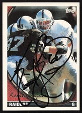 Kevin Gogan Autographed 1994 Topps Card #353 Los Angeles Raiders