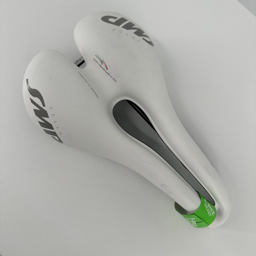 Selle SMP TRK Fahrradsattel Split Cutout Fahrradsitz weiß Handmade Italy 160mm - Bild 2 von 9
