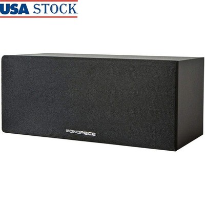100W Wired Stereo Speakers Tabletop Mount High Power Audio System Home New