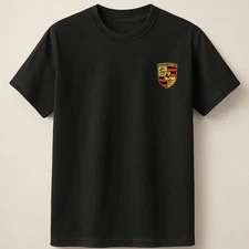 Porsche Crest Emblem Racing Culture Lifestyle Wear Unisex T Shirt