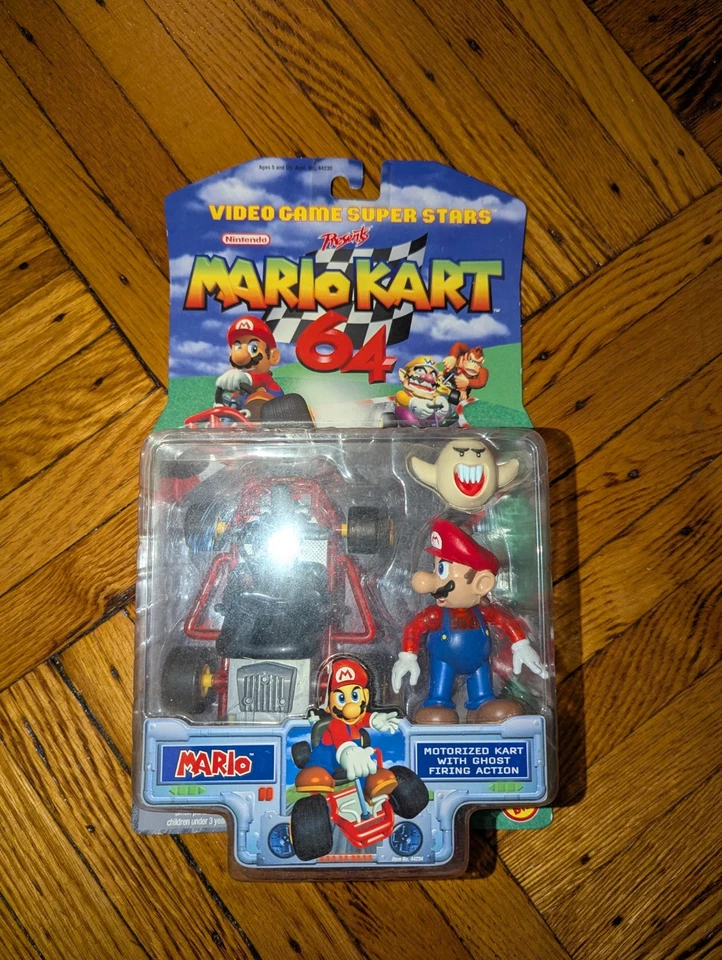 2000 ToyBiz Nintendo Mario Kart 64 Mario Motorized Kart w Ghost - Image 2 of 4