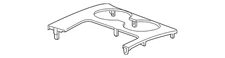 Genuine GM Bowen Wire Front Floor Console Cup Holder Plate 23212366