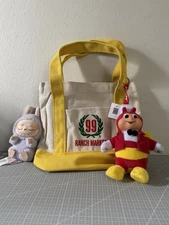 99 Ranch Market Mini Tote Bag Limited Edition YELLOW BEST OFFER ME!!! DEADSTOCK!