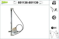 Valeo Fensterheber 851138 FüR Renault Espace JK0 4 Dci JK0U JK0G JK09 JK0A JK1D