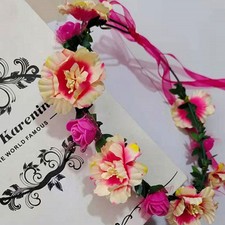 Wedding Flower Headband Head Garland Hair Floral Crown Hair Band Wedding Wreath