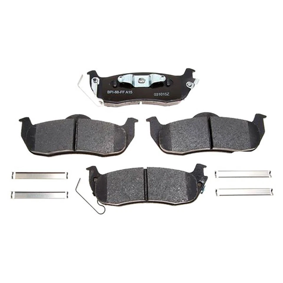 Pastilhas de freio dianteiras traseiras de cerâmica para 2010 2009 2008 2007 2006 Jeep Commander R-Line - Imagem 2 de 4