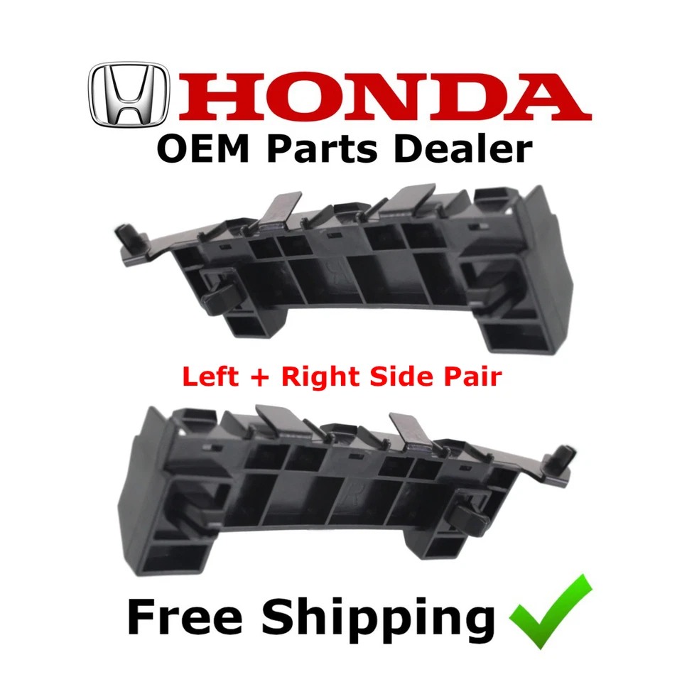 Par espaciador de parachoques delantero izquierdo + derecho Honda Fit 2009-2014 nuevo (OEM) Foto 2 de 4