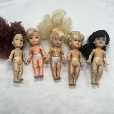Disney Mini Princess Dolls Articulated Knees Nude For project OOAK TLC Jakks MN3