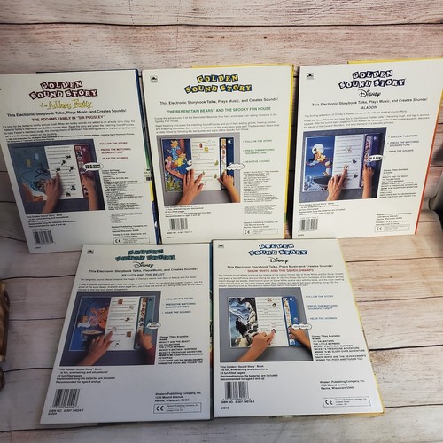 Lot of 5 Golden Sound Story Books Tested Disney Addams Family Berenstain Bears - Bild 7 von 7