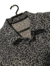 Lululemon Down to the Wire Men Shirt Button Short Sleeve Navy Medium See Photo