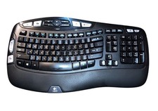 Logitech Wireless Comfort Wave K 350 Keyboard Palm Rest No USB Dongle